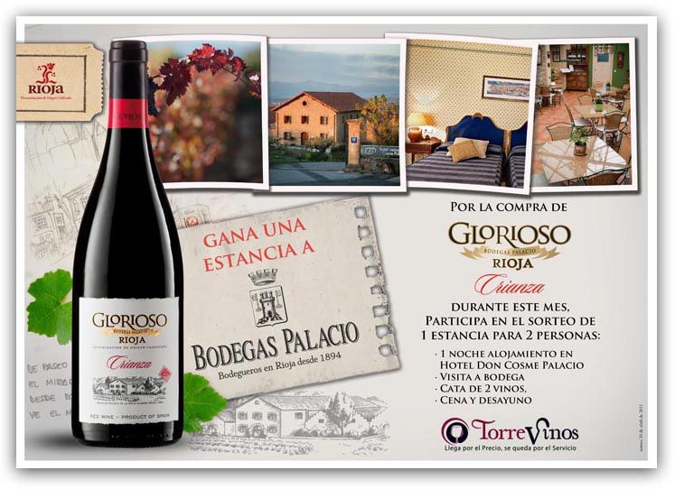 Sorteo Bodegas Palacio